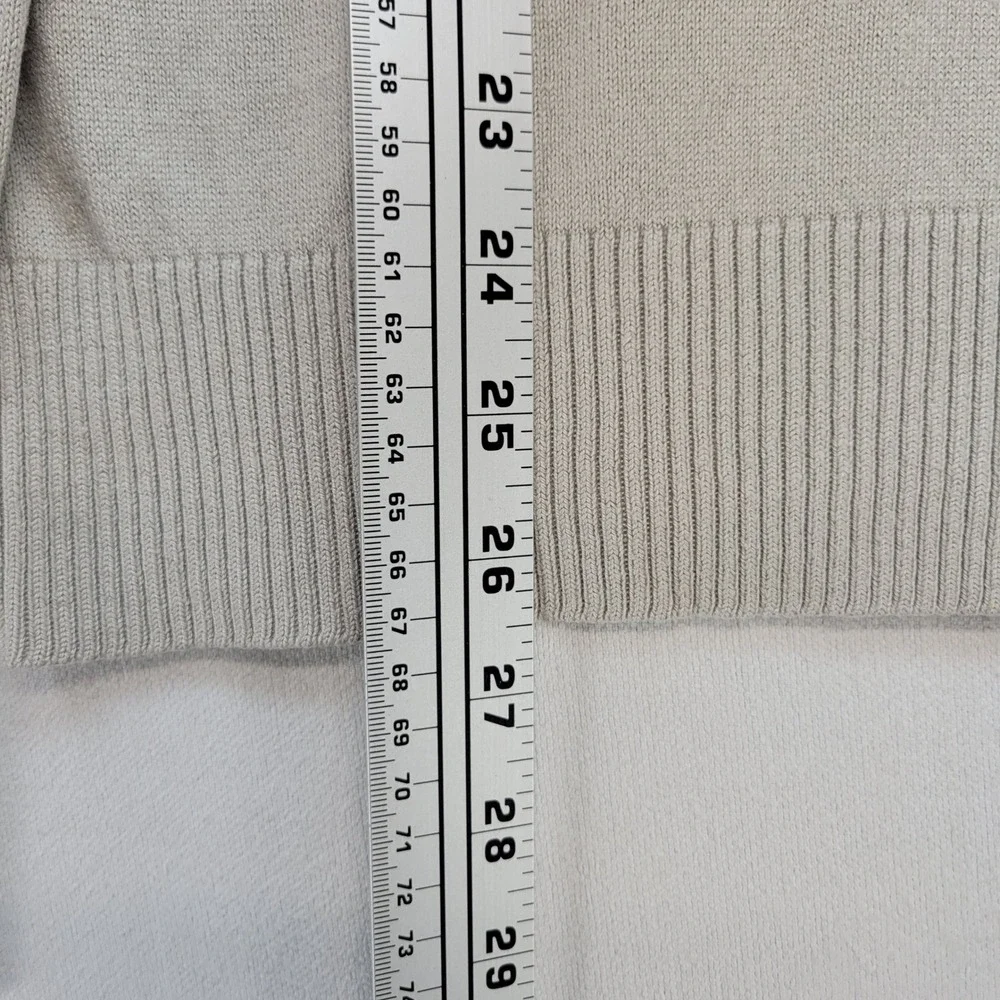 Banana Republic Sweater Mens Medium Beige Silk Cashmere Crewneck